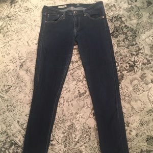 AG super skinny “the legging” 29R dark blue jeans